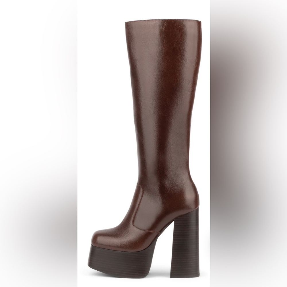 Jeffrey Campbell Hey Joe brown boots size 8 with box - worn once